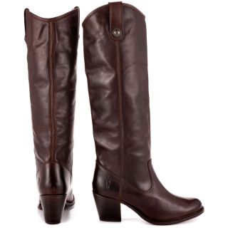 Frye Shoess Brown Jackie Button 76576   Chocolate for 349.99