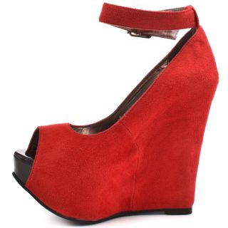 Angel Lina   Red Suede, Luichiny, $84.99,