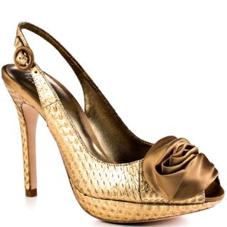Gold Satin Shoes   Gold Satin Footwear