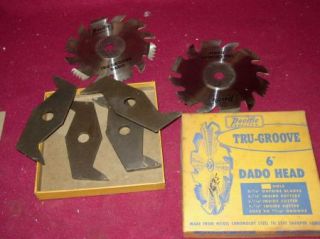 Vintage Pacific 3 Table Saw Steel 6 Dado Box Hollow 11A