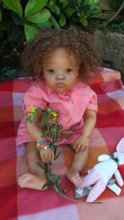 Custom Order for Black AA Toddler Baby Reborn Girl Ethnic Biracial