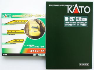 Series 923 Doctor Yellow Full Set Kato 10 896 10 897 N Scale