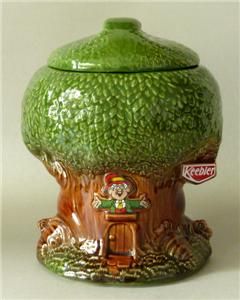 Vintage McCoy Keebler Tree House Cookie Jar