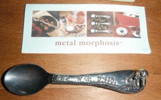 Solid Pewter Childs Spoon Artise Kaycee Binns Metal Morphosis