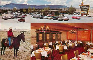 AZ, Kayenta, Arizona, Holiday Inn Motel, Multi View, 60s Cars, Deutsch