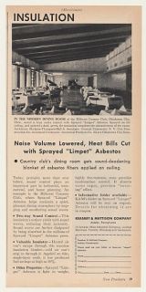 1955 Hillcrest Country Club Oklahoma K M Asbestos Ad