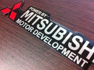 A230 Mitsubishi Logo Emblem Sticker Decal Aluminium Motor Lancer