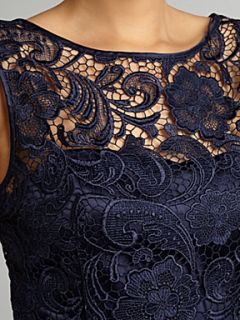 Adrianna Papell Evening Lace shift dress Navy   