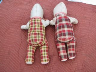 Vintage Large Campbell Soup Doll Twins Celluoid Faces