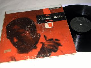 Charlie Parker Story 1 Mono Verve LP Kenny Clarke