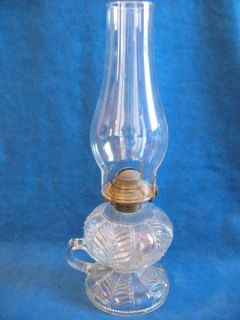 Antique P A Finger Lamp Kerosene Oil Lamp