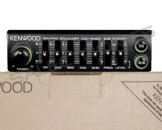 Kenwood KGC 4042A Active Equalizer Crossover Sub Control