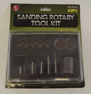 New 69 PC 1 8 Shank Sanding Rotary Tool Kit Hobby Kit Fits Dremel