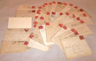 1800s Joseph E Willard Wyatt Roosevelt Family Letter Lot Fairfax VA