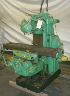 Kerney Trecker Milwaukee Horizontal Mill, Click to view larger