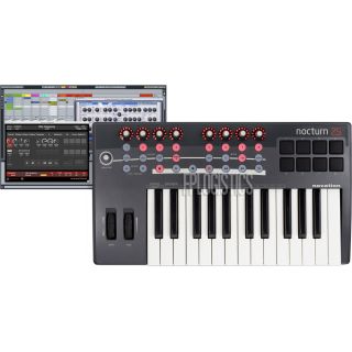 Novation Nocturn 25 Key MIDI Keyboard Controller Plug in Sequencer New
