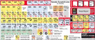 The Best Serato Scratch Live Keyboard Shortcut Stickers Ever US UK