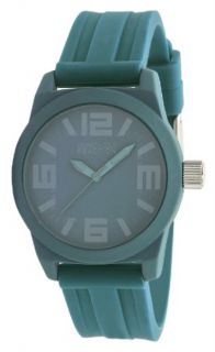 Kenneth Cole Reaction Womens Round Analog Blue Dial Silicone Strap