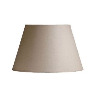 NEW 16 in. Wide Barrel Shaped Lamp Shade, Cream, Linen Fabric, Laura