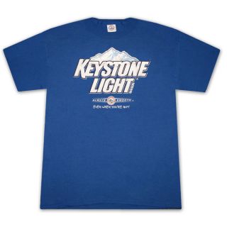 Keystone Light Security Royal Blue Graphic T Shirt