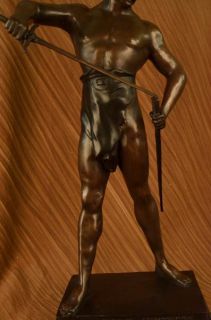 Ghengis Khan Bronze Statue Marble Art Deco Sculpture Limited Edition