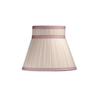 New 11 in Wide Barrel Shaped Lamp Shade Cream Faux Silk Fabric Laura