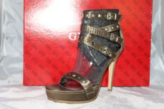 New Guess Sandals by Marciano Kenvil Bronze Size 8