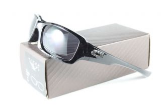 New Oakley 03 440 Fives Squared Polished Black Grey Sunglasses in