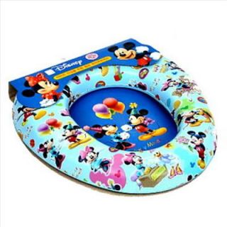 Mickey Mouse Kid Padded Potty Toilet Training Seat Blue