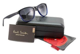 Paul Smith Kieran Sunglasses Color Onyx Navy Gradient Grey Gradient