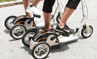 Pumgo Pedal Powered Fitness Scooter For Kids & Adults 220lbs Max