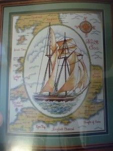 Collection MAPPING THE SEAS Counted Cross Stitch Kit NIP Elsa Williams