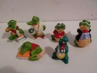 Vintage Kinder Egg Surprise Toys Crazy Crocs Figures