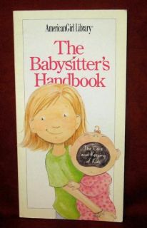 American Girl Babysitters Handbook Care Kids 1999 PB