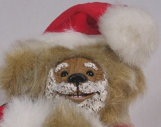Whimsical Santa Bear Resin Face Kim Bearlys Originals
