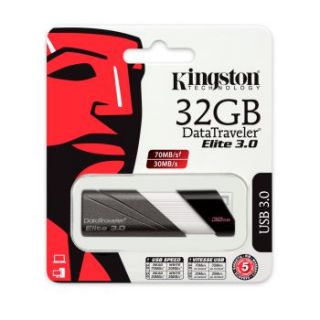 Kingston Technology 32GB DataTraveler Elite USB 3 0 Flash Memory Pen