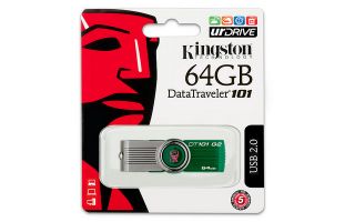 Kingston 64GB 64G DataTraveler DT 101 G2 USB Flash Pen Thumb Drive