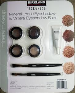 Kirkland Signature Borghese Mineral Loose Eyeshadow & Mineral Base Set