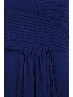 Minuet Petite Blue pleated maxi dress Dark Blue   