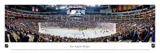 Los Angeles Kings NHL Game Night Panoramic Poster