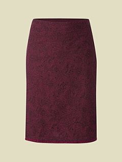 White Stuff Cotton reel skirt Purple   