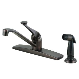 Oil Rubbed Bronze Kitchen Faucet with Sprayer 108409