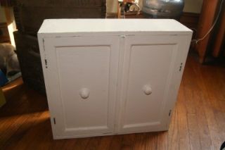 Antique Shabby Country Bathroom Kitchen Small Cabinet Cupboard