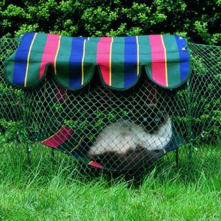 Kittywalk Kabana Outdoor Cat Hammock Enclosure Containment System