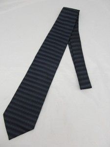 Calvin Klein Dress Shades Stripes Blue Silk Tie Necktie