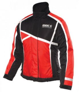 2010 CKX Floatronic Womens Snowmobile Jacket Red Small