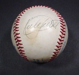 Kirby Puckett Minnesota Twins Autographed Obal Baseball JSA Certified