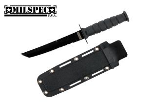 Marine Combat Knife Replica Letter Opener Serrated with Black