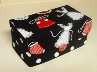 Tissue Box Cover Fabric Aprons Polka Dots Large Size