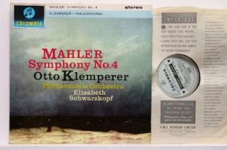Klemperer Mahler Symphony No 4 Sax 2441